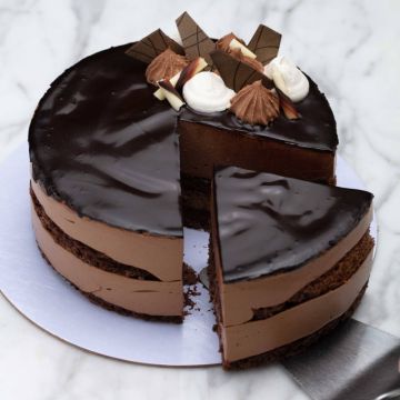 Gluten Free Belgian Chocolate Mousse Cake