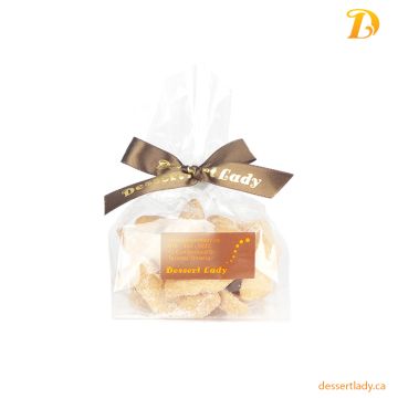 Vanilla Crescent Almond Shortbread (12 Pieces) 